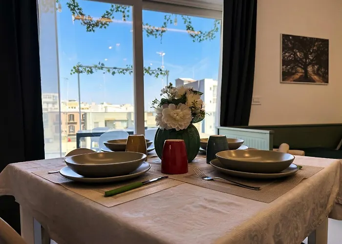 Vallonea Attico Terrazzato A 10 Min Dal Lungomare * Bari